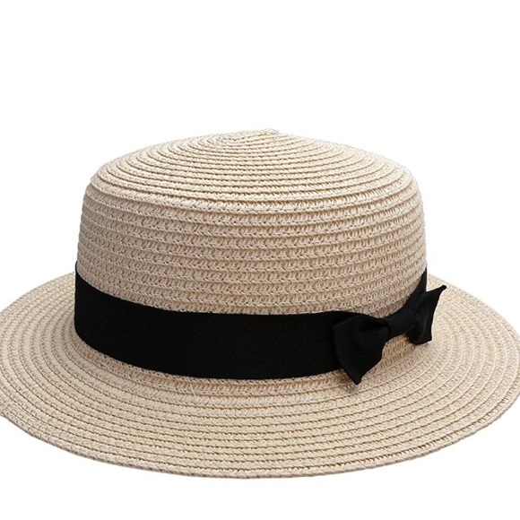 Casual Boater Flat Top Hats - Picture 4 of 7